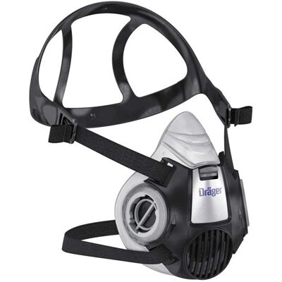Dräger Atemschutzmaske Halbmaske X-plore 3300 mit Bajonettverschluss Maske S Schwarz-grau Dräger Atemschutzmaske Halbmaske X-plore 3300 mit Bajonettverschluss Maske S Schwarz-grau