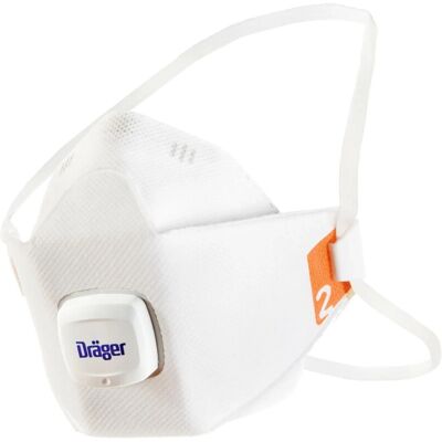 Dräger Staubmaske X-plore 1920 V FFP2 mit Ventil Gr. M-L 10 Stück Weiß Dräger Staubmaske X-plore 1920 V FFP2 mit Ventil Gr. M-L 10 Stück Weiß