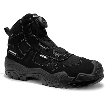 ELTEN Sicherheitsstiefel MIKE BOA GTX BLACK Mid ESD S3S WR Größe 47 ELTEN Sicherheitsstiefel MIKE BOA GTX BLACK Mid ESD S3S WR Größe 47