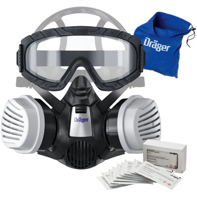 Dräger Waldbrandset mit Abek1hg-p3 Filter Größe S Dräger Waldbrandset mit Abek1hg-p3 Filter Größe S