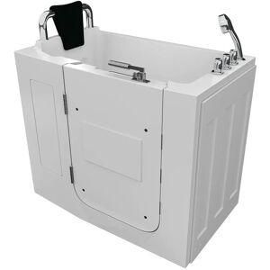 AcquaVapore AquaVapore Sitzbadewanne Senioren Wanne Sitzwanne mit Tür S08-TH-A-L 68x110cm AcquaVapore AquaVapore Sitzbadewanne Senioren Wanne Sitzwanne mit Tür S08-TH-A-L 68x110cm