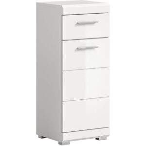 Standschrank 37 cm x 88 cm x 31 cm Front Weiß Hochglanz FSC® Standschrank 37 cm x 88 cm x 31 cm Front Weiß Hochglanz FSC®