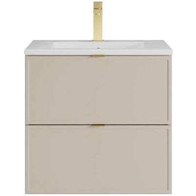 Vente-unique Einzelwaschtisch Ondil Beige 60 cm Vente-unique Einzelwaschtisch Ondil Beige 60 cm