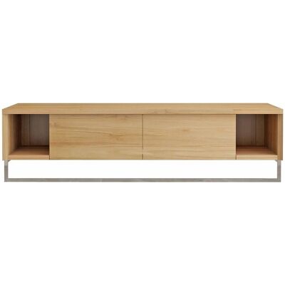 Vente-unique Waschbeckenunterschrank Kupang Naturfarben Hell 120 cm Vente-unique Waschbeckenunterschrank Kupang Naturfarben Hell 120 cm