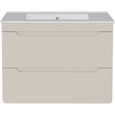 Vente-unique Einzelwaschtisch Aruba Beige 80 cm Vente-unique Einzelwaschtisch Aruba Beige 80 cm
