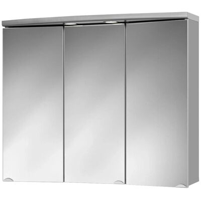 JOKEY Ancona LED Spiegelschrank - 3 Türen, 82,5cm, Grau JOKEY Ancona LED Spiegelschrank - 3 Türen, 82,5cm, Grau