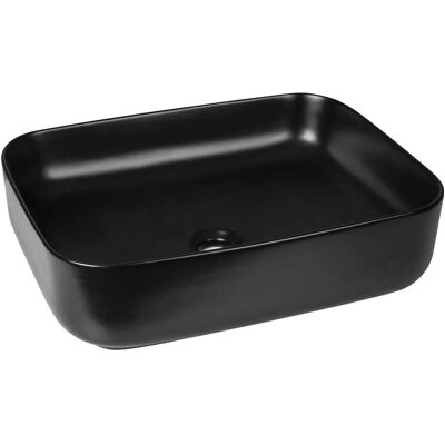 Kerra Aufsatzwaschbecken KR-384 Schwarz Matt Kerra Aufsatzwaschbecken KR-384 Schwarz Matt