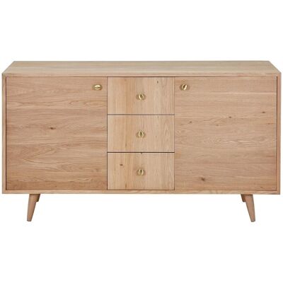 Vente-unique Waschbeckenunterschrank Zareno Naturfarben Hell 145 cm Vente-unique Waschbeckenunterschrank Zareno Naturfarben Hell 145 cm