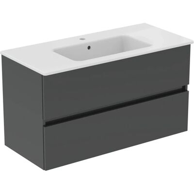Ideal Standard Eurovit+ 101cm Weiß Grau Badezimmer-Set Ideal Standard Eurovit+ 101cm Weiß Grau Badezimmer-Set