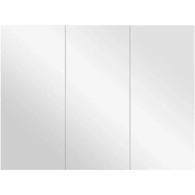 Costway Spiegelschrank Bad Wandschrank mit 3 Türen & 6 Fächern Badschrank Costway Spiegelschrank Bad Wandschrank mit 3 Türen & 6 Fächern Badschrank