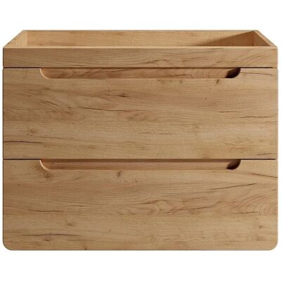 Vente-unique Waschbeckenunterschrank Aruba Naturfarben Hell 80 cm Vente-unique Waschbeckenunterschrank Aruba Naturfarben Hell 80 cm