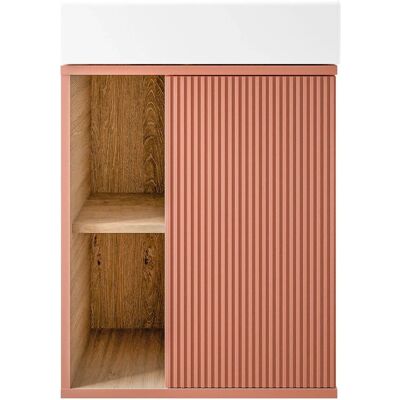 Bernstein Waschbecken mit Waschtischunterschrank BELDIVO 50 cm Türanschlag Rechts Azurblau Bernstein Waschbecken mit Waschtischunterschrank BELDIVO 50 cm Türanschlag Rechts Azurblau