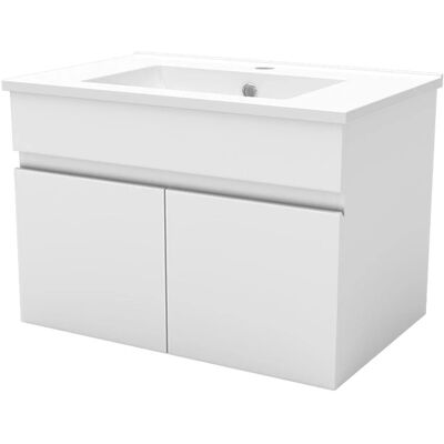 AICA Waschbecken mit Unterschrank 60 cm BERGEN Badmöbel Set Waschtisch mit Unterschrank Weiß Matt Softclose 2 tlg. AICA Waschbecken mit Unterschrank 60 cm BERGEN Badmöbel Set Waschtisch mit Unterschrank Weiß Matt Softclose 2 tlg.