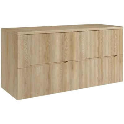 Vente-unique Waschbeckenunterschrank Oriso Naturfarben Hell 120 cm Vente-unique Waschbeckenunterschrank Oriso Naturfarben Hell 120 cm