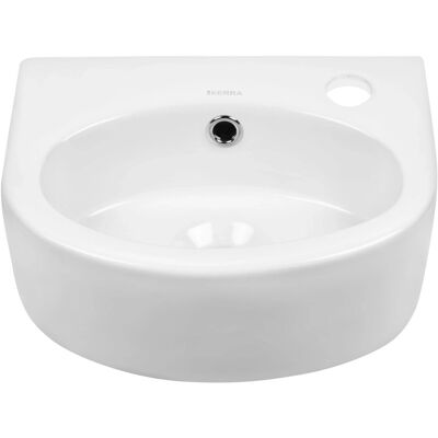 Kerra Aufsatzwaschbecken KR-601 Weiß Glänzend Kerra Aufsatzwaschbecken KR-601 Weiß Glänzend