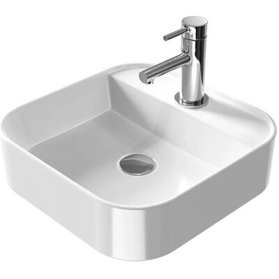 Emke - Keramik Aufsatzwaschbecken - Weiß - bathroom sink Emke - Keramik Aufsatzwaschbecken - Weiß - bathroom sink