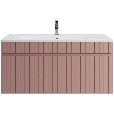 Vente-unique Einzelwaschtisch Satara Puderrosa 100 cm Vente-unique Einzelwaschtisch Satara Puderrosa 100 cm