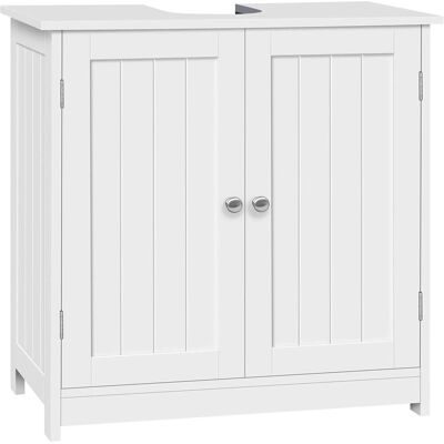 WOLTU Waschbeckenunterschrank Badezimmerschrank mit 2 Türen 60x60x30cm Holz WOLTU Waschbeckenunterschrank Badezimmerschrank mit 2 Türen 60x60x30cm Holz