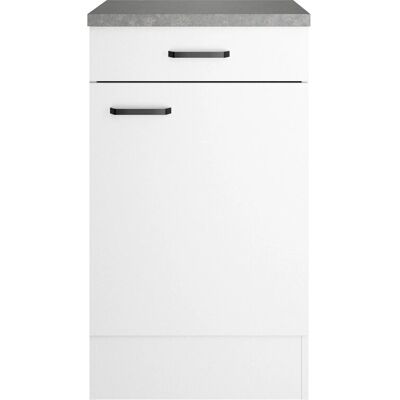 OPTIFIT Unterschrank Bonn214 50 x 88 x 60 cm Weiß mit Tür OPTIFIT Unterschrank Bonn214 50 x 88 x 60 cm Weiß mit Tür