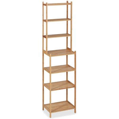 Relaxdays Badregal Bambus Natur Freistehend mit 7 Ablagen 180 cm x 44 cm x 33 cm 5,7 kg Relaxdays Badregal Bambus Natur Freistehend mit 7 Ablagen 180 cm x 44 cm x 33 cm 5,7 kg
