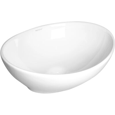 Kerra Aufsatzwaschbecken KR-707 Weiß Glänzend Kerra Aufsatzwaschbecken KR-707 Weiß Glänzend