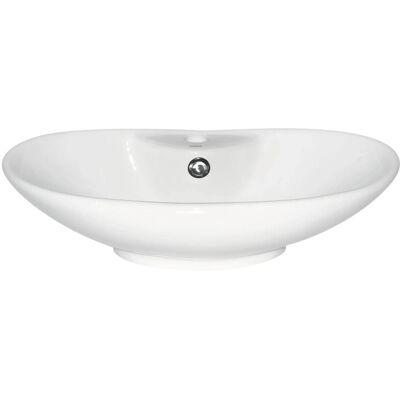Kerra Aufsatzwaschbecken KR-139 Weiß Glänzend Kerra Aufsatzwaschbecken KR-139 Weiß Glänzend