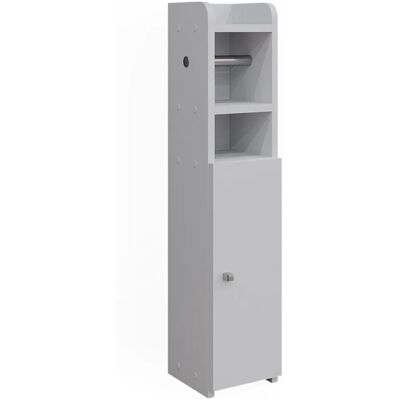 Vicco Modell Fynn Badezimmerregal - Platzsparend, Weiß, 17.6x82.2 cm Vicco Modell Fynn Badezimmerregal - Platzsparend, Weiß, 17.6x82.2 cm