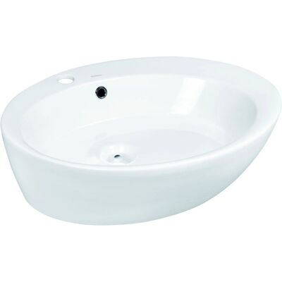 Kerra Aufsatzwaschbecken KR-726 Weiß Glänzend Kerra Aufsatzwaschbecken KR-726 Weiß Glänzend