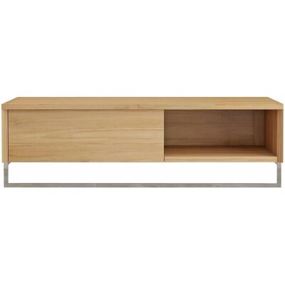 Vente-unique Waschbeckenunterschrank Kupang Naturfarben Hell 105 cm Vente-unique Waschbeckenunterschrank Kupang Naturfarben Hell 105 cm