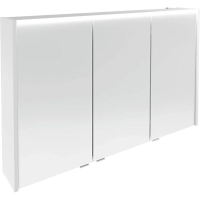 Fackelmann VERONA LED Spiegelschrank - 110 cm, Weiß Glanz Fackelmann VERONA LED Spiegelschrank - 110 cm, Weiß Glanz