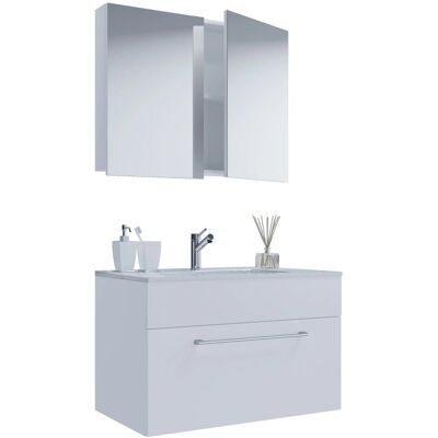 VCM Badinos 914817 Weiß Badezimmermöbel-Set - 80cm VCM Badinos 914817 Weiß Badezimmermöbel-Set - 80cm