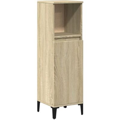vidaXL Badschrank Sonoma-Eiche 30x30x100 cm Holzwerkstoff 847389 vidaXL Badschrank Sonoma-Eiche 30x30x100 cm Holzwerkstoff 847389
