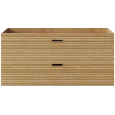 Vente-unique Waschbeckenunterschrank Sarone Naturfarben Hell 120 cm Vente-unique Waschbeckenunterschrank Sarone Naturfarben Hell 120 cm