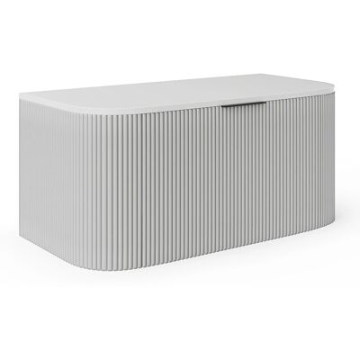 Vente-unique Waschbeckenunterschrank Lomeri Weiß 99 cm Vente-unique Waschbeckenunterschrank Lomeri Weiß 99 cm