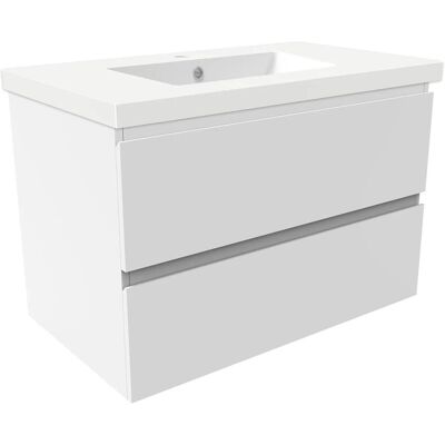 AICA Waschtisch mit Unterschrank 80 cm Aalst Badmöbel Set 2 tlg. Waschbecken mit Unterschrank Weiß Matt Softclose AICA Waschtisch mit Unterschrank 80 cm Aalst Badmöbel Set 2 tlg. Waschbecken mit Unterschrank Weiß Matt Softclose