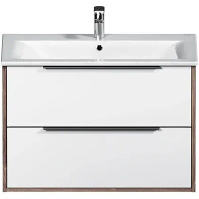 AM.PM Waschtischunterschrank mit Becken weiß glänzend 2 Schubladen 80 cm AM.PM Waschtischunterschrank mit Becken weiß glänzend 2 Schubladen 80 cm