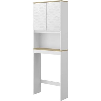 Vicco Livia WC-Schrank - Weiß, 60x163 cm Vicco Livia WC-Schrank - Weiß, 60x163 cm