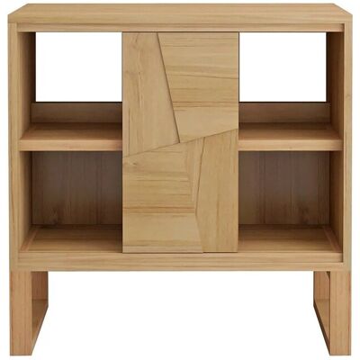 Vente-unique Waschbeckenunterschrank Mataram Naturfarben Hell 80 cm Vente-unique Waschbeckenunterschrank Mataram Naturfarben Hell 80 cm