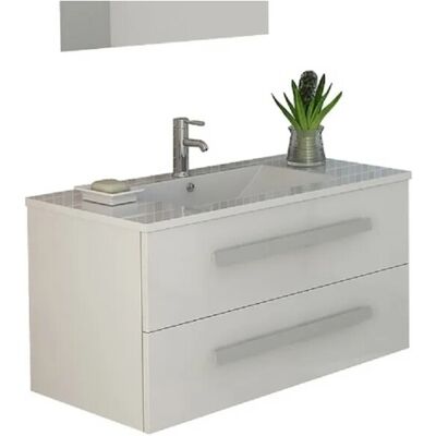 Jet-Line Badmöbel-Set Locarno 80cm Weiß Hochglanz Unterschrank und Waschbecken Jet-Line Badmöbel-Set Locarno 80cm Weiß Hochglanz Unterschrank und Waschbecken