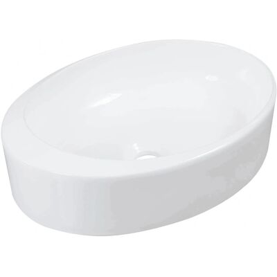 Kerra Aufsatzwaschbecken KR-9035 Weiß Glänzend Kerra Aufsatzwaschbecken KR-9035 Weiß Glänzend