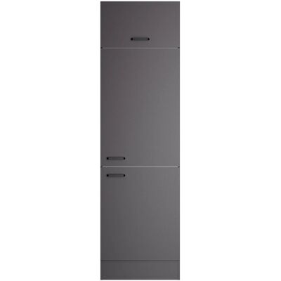 OPTIFIT Hochschrank Kiel420 60 x 210 x 57,1 cm Anthrazit Matt mit Klappe OPTIFIT Hochschrank Kiel420 60 x 210 x 57,1 cm Anthrazit Matt mit Klappe