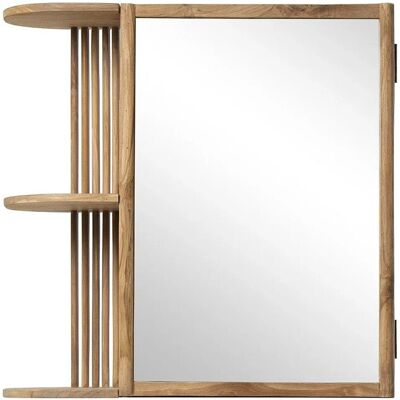 Vente-unique Toilettenschrank Cimahi Naturfarben Hell 65 cm Vente-unique Toilettenschrank Cimahi Naturfarben Hell 65 cm