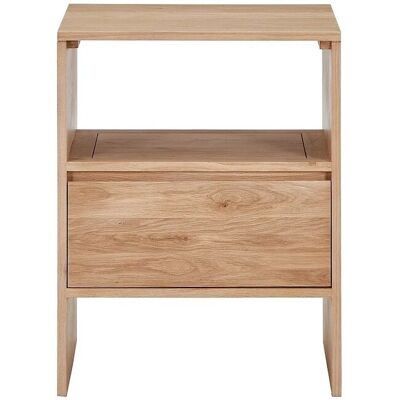 Vente-unique Waschbeckenunterschrank Cavizo Naturfarben Hell 60 cm Vente-unique Waschbeckenunterschrank Cavizo Naturfarben Hell 60 cm