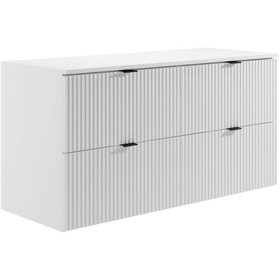 Vente-unique Waschbeckenunterschrank Zevini Weiß 120 cm Vente-unique Waschbeckenunterschrank Zevini Weiß 120 cm