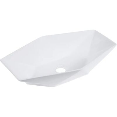 Kerra Aufsatzwaschbecken KR-570 Weiß Glänzend Kerra Aufsatzwaschbecken KR-570 Weiß Glänzend