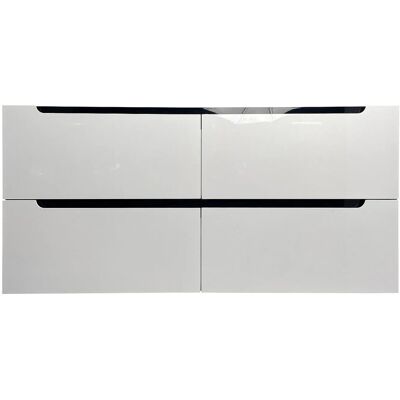 Vente-unique Waschbeckenunterschrank Selita Weiß 120 cm Vente-unique Waschbeckenunterschrank Selita Weiß 120 cm