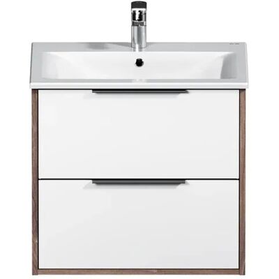 AM.PM Waschtischunterschrank mit Becken weiß glänzend 2 Schubladen 60 cm AM.PM Waschtischunterschrank mit Becken weiß glänzend 2 Schubladen 60 cm