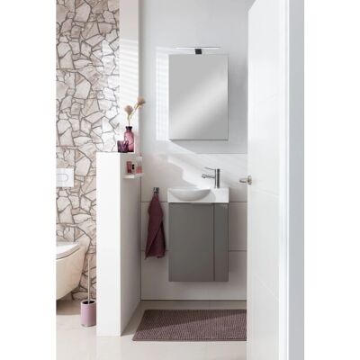 Fackelmann SBC LED Spiegelschrank mit 2 Glasböden – Kompaktes Badmöbel Fackelmann SBC LED Spiegelschrank mit 2 Glasböden – Kompaktes Badmöbel