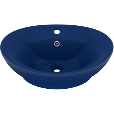 vidaXL Luxus-Waschbecken oval matt dunkelblau - Badezimmer Waschbecken vidaXL Luxus-Waschbecken oval matt dunkelblau - Badezimmer Waschbecken