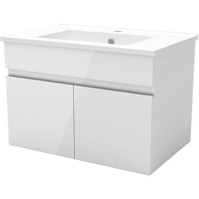 AICA Waschbecken mit Unterschrank 60 cm BERGEN Badmöbel Set Waschtisch mit Unterschrank Weiß Hochglanz Softclose 2 tlg. AICA Waschbecken mit Unterschrank 60 cm BERGEN Badmöbel Set Waschtisch mit Unterschrank Weiß Hochglanz Softclose 2 tlg.